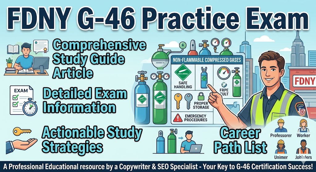 FDNY CoF - Non‑Flammable Compressed Gases (G‑46) Practice Test Banner