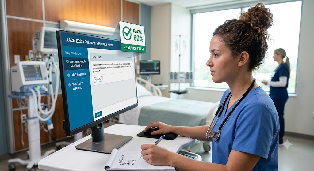 AACN ECCO Pulmonary Practice Exam Banner