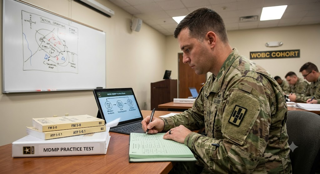 WOBC Military Decision-Making Process (MDMP) Practice Test Banner