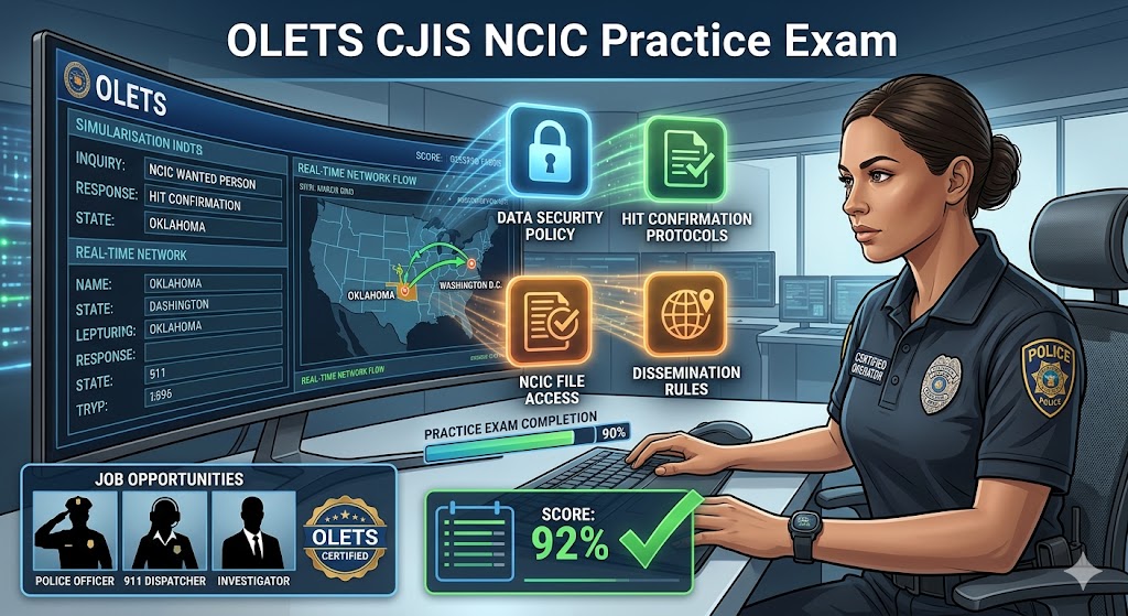 OLETS CJIS NCIC Practice Exam Banner