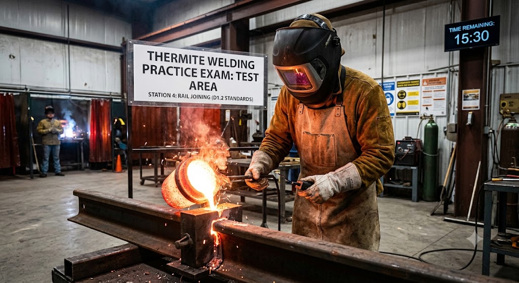 Thermite Welding Practice Exam Banner