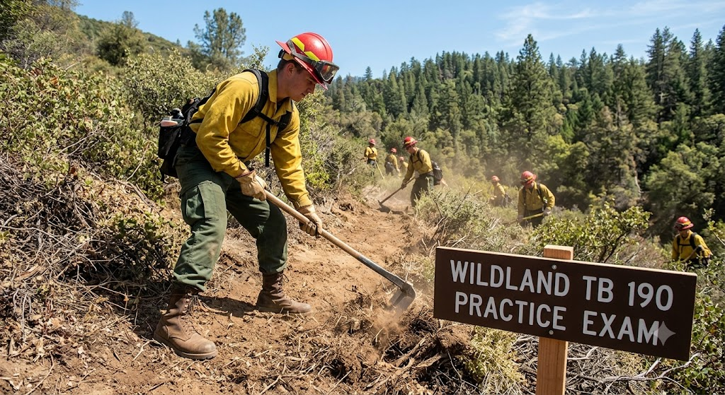 Wildland TB 190 – Brush Tools and Handline Construction Practice Test Banner