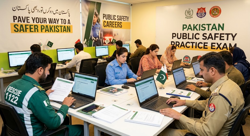 Public Safety Practice Test & Exam Prep | Pakistan Banner