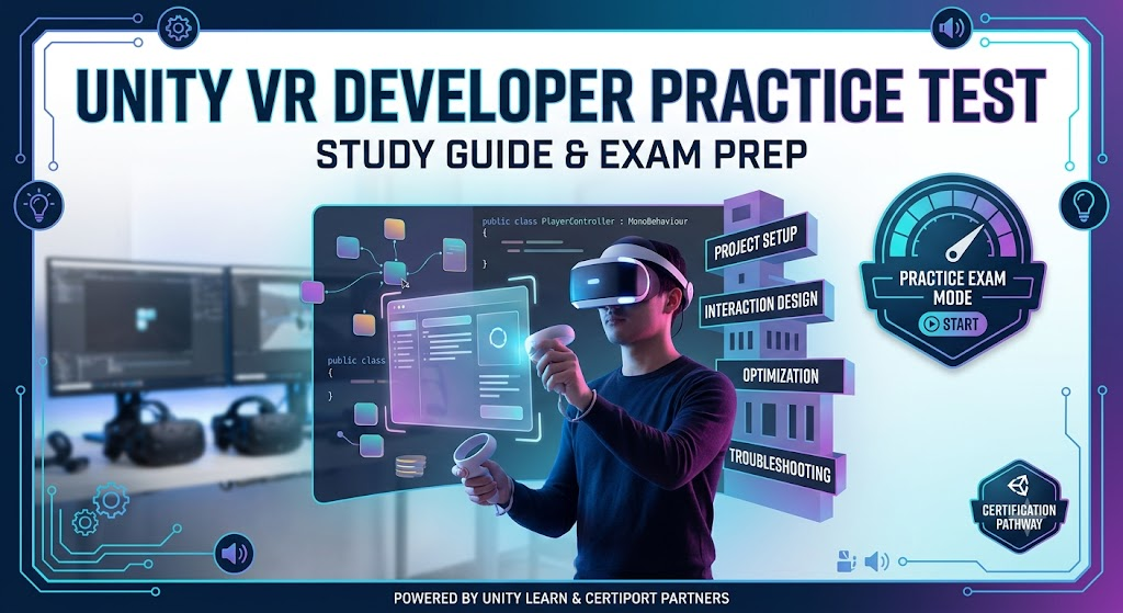 Unity VR Developer Practice Test Banner
