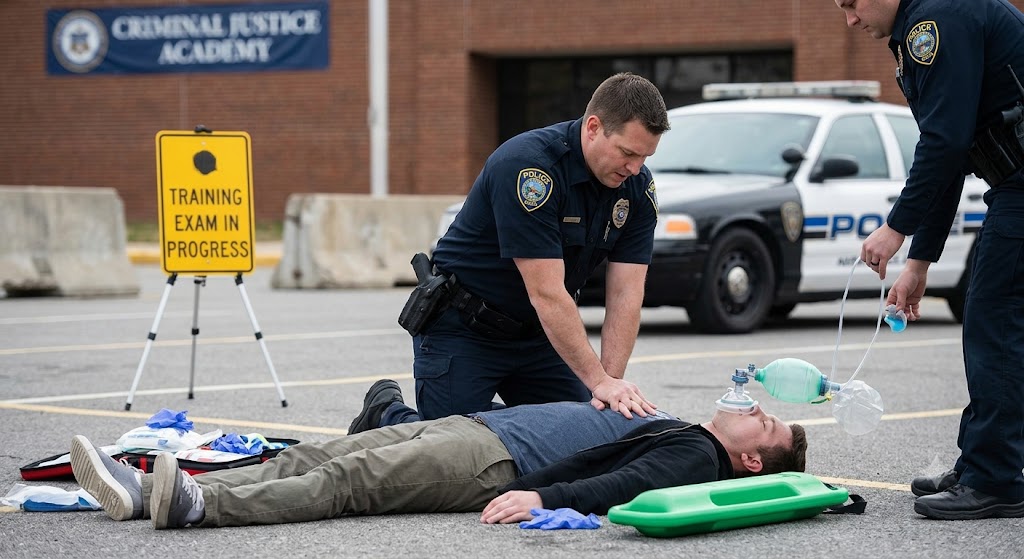 First Aid for Criminal Justice Officers Practice Exam Banner