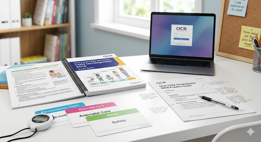 OCR Child Development R018 Practice Exam Banner