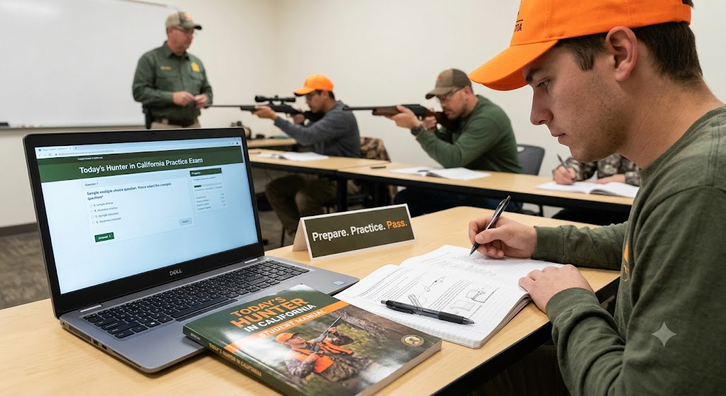 Today's Hunter in California Practice Test Banner