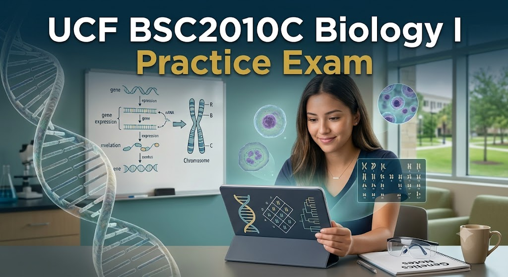 University of Central Florida (UCF) BSC2010C Biology I Practice Exam 3 Banner