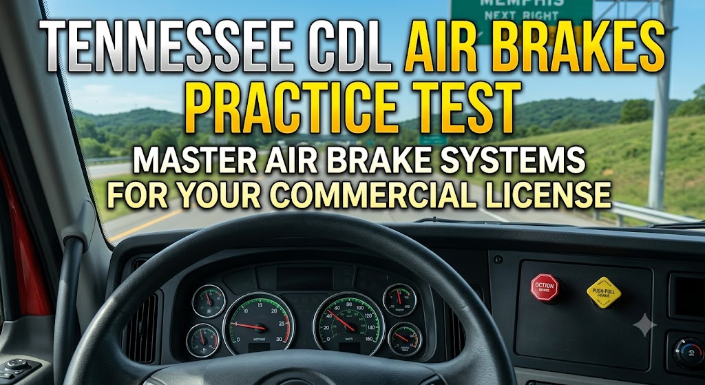 Virginia CDL Air Brakes Practice Test Banner