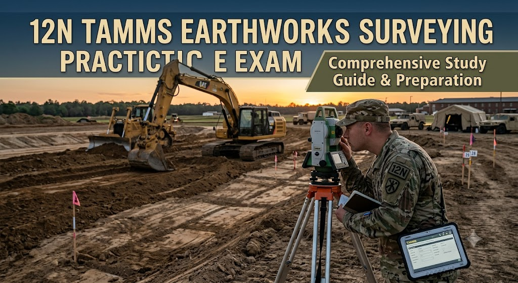 12N TAMMS – Earthworks/Surveying Practice Exam Banner