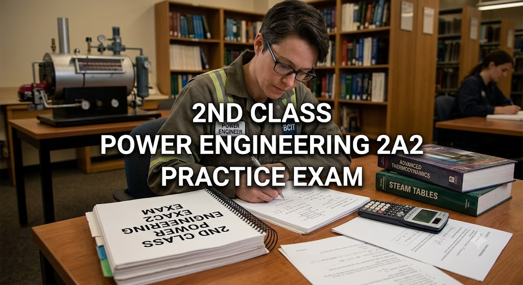2nd Class Power Engineering 2A2 Practice Exam Banner