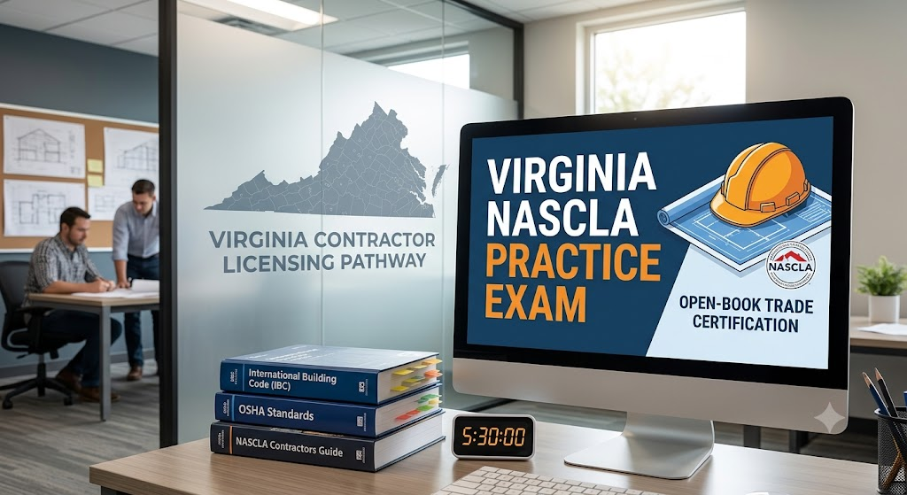 Virginia NASCLA Practice Exam Banner