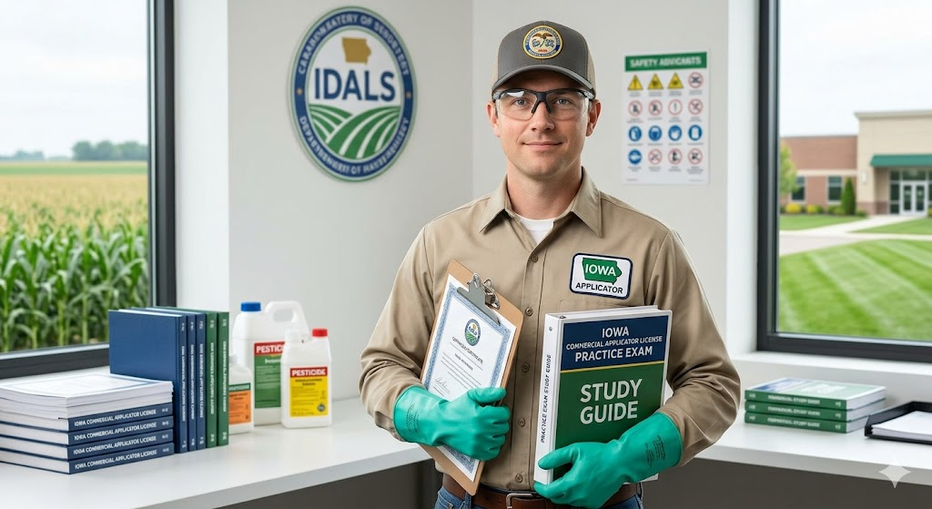 Iowa Commercial Applicator License Practice Test Banner