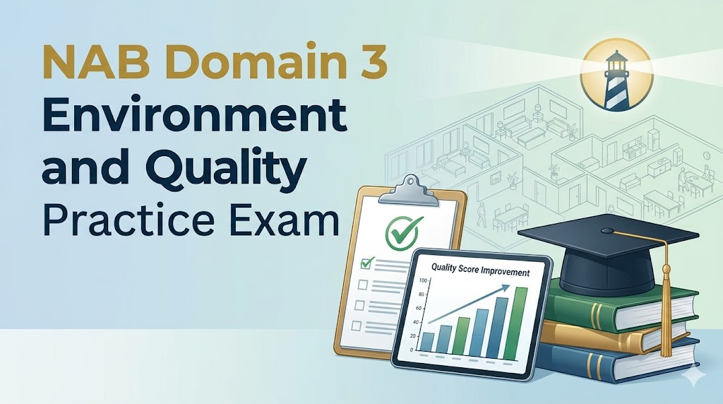 NAB Domain 3 Environment and Quality Practice Test Banner