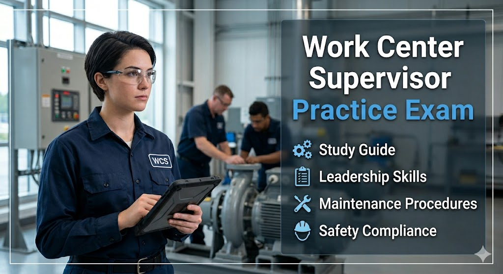 Work Center Supervisor Practice Exam Banner