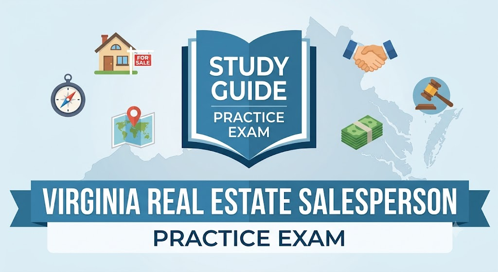 Virginia State Real Estate Salesperson Practice Exam Banner