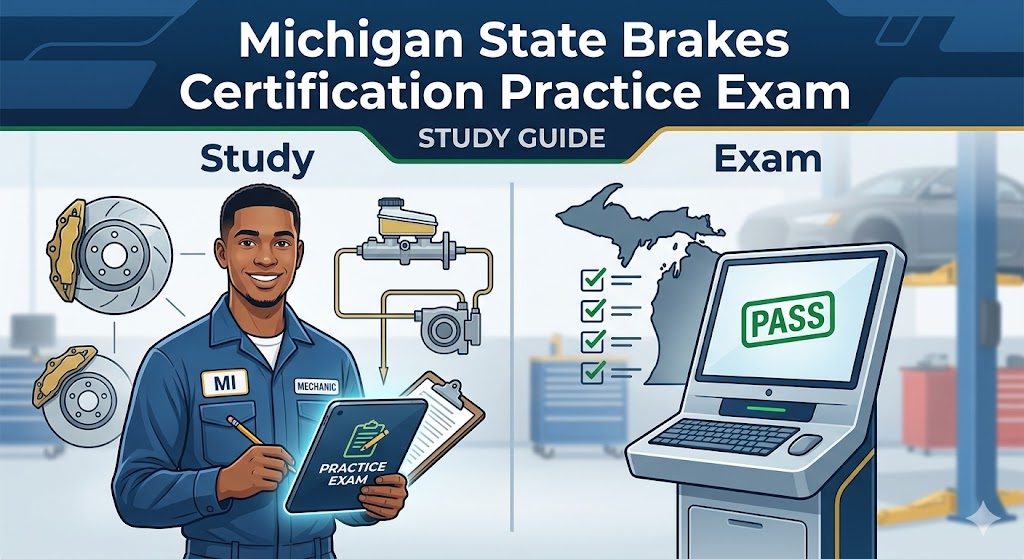 Michigan State Brakes Certification Practice Exam Banner