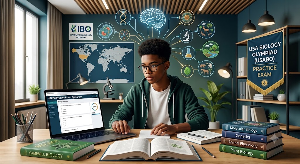 USA Biology Olympiad (USABO) Practice Exam Banner