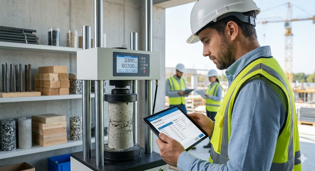 Materials of Construction – Properties, Testing, and Standards Practice Test Banner