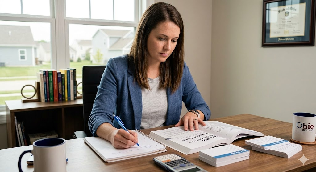 Ohio Real Estate Exam Prep 2026 | Real Estate Practice Questions Banner