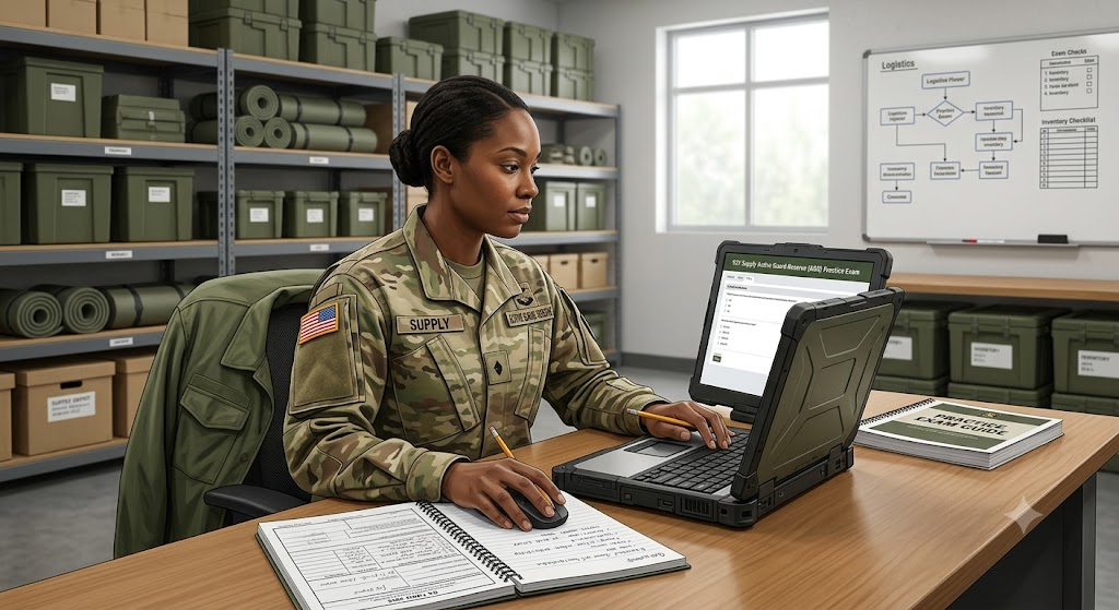 92Y Supply Active Guard Reserve (AGR) Practice Exam. Banner