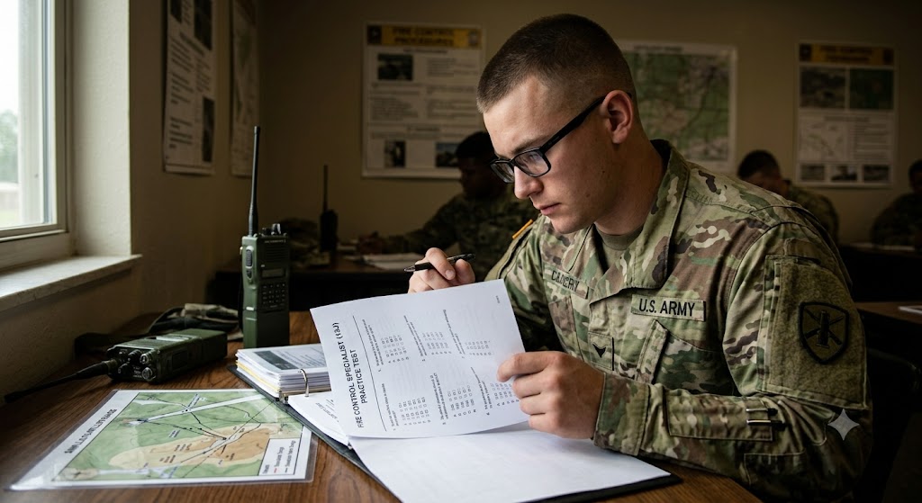 Fire Control Specialist (13J) Practice Test Banner