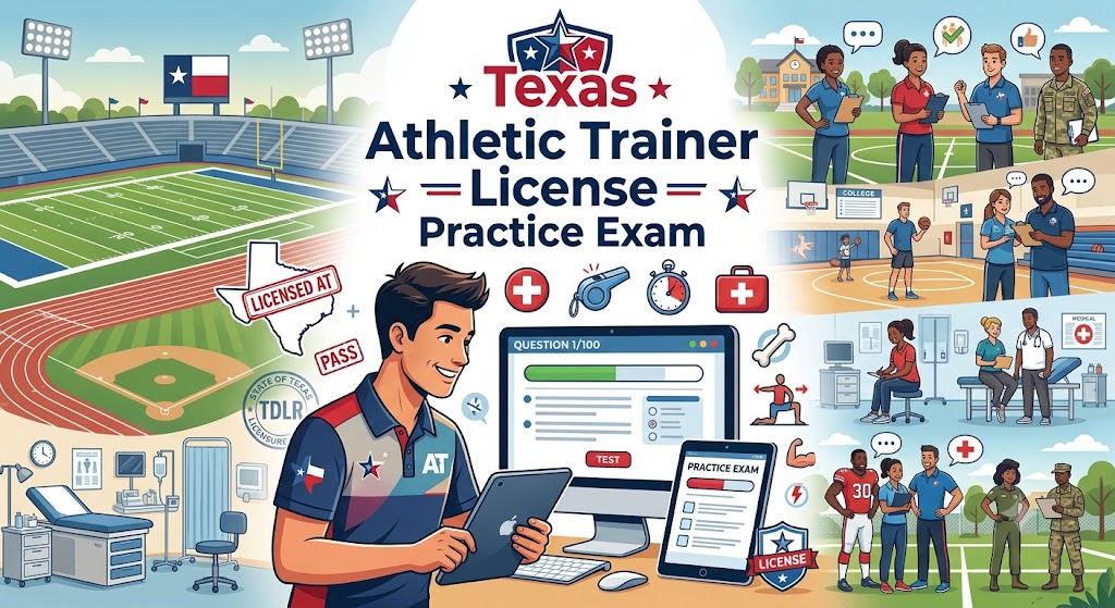 Texas Athletic Trainer License Practice Exam Banner