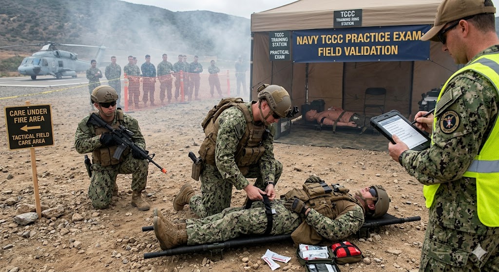 Navy TCCC Practice Exam Banner