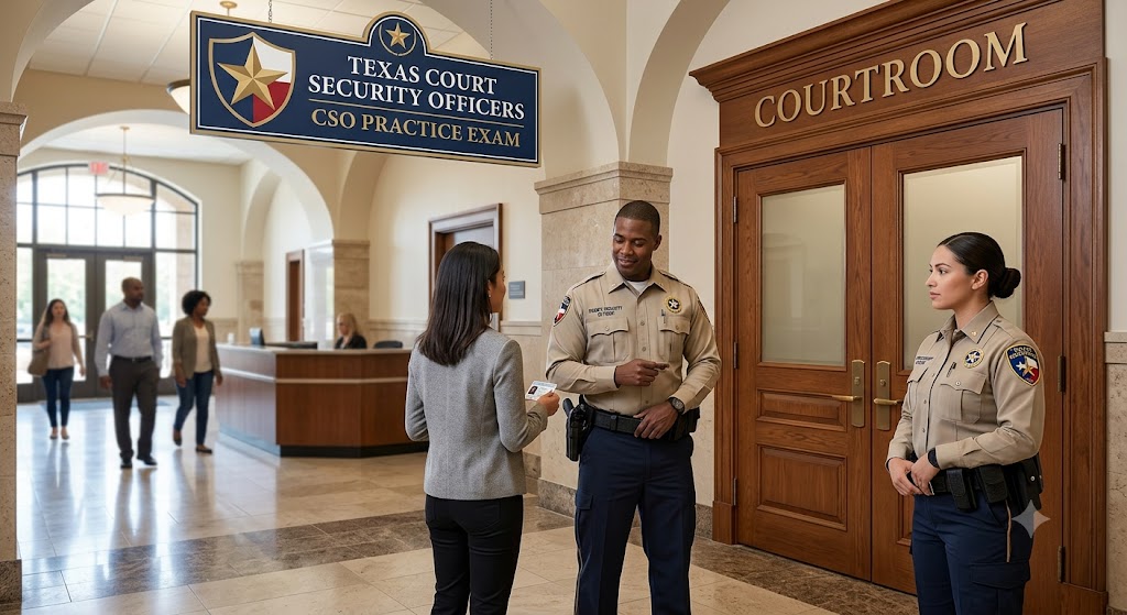 Texas Court Security Officers CSO Practice Exam Banner