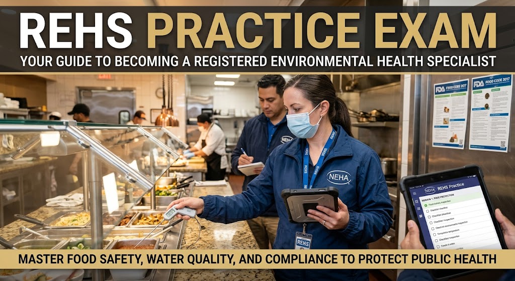 Registered Environmental Health Specialist (REHS) Practice Exam Banner