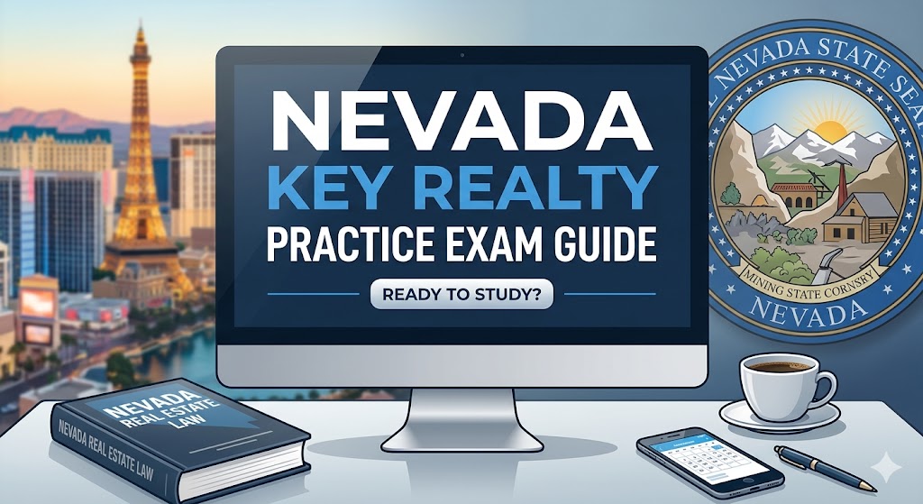 Nevade Key Realty Practice Exam Guide Banner