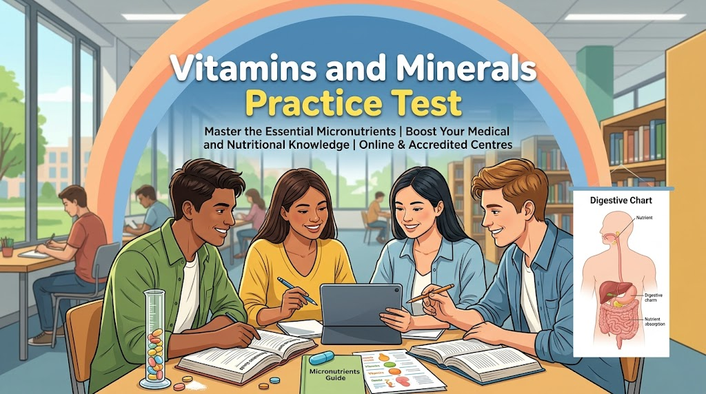 Vitamins and Minerals Practice Test Banner