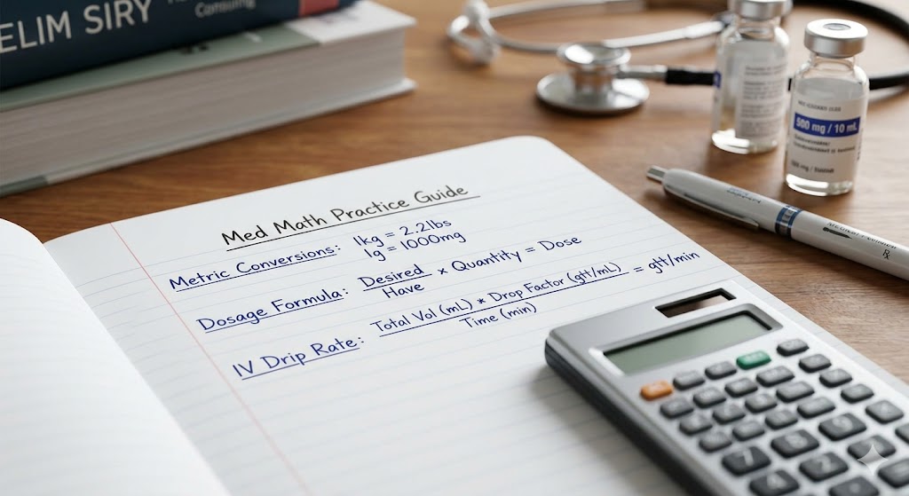 Medication Math (Med Math) Practice Exam Banner