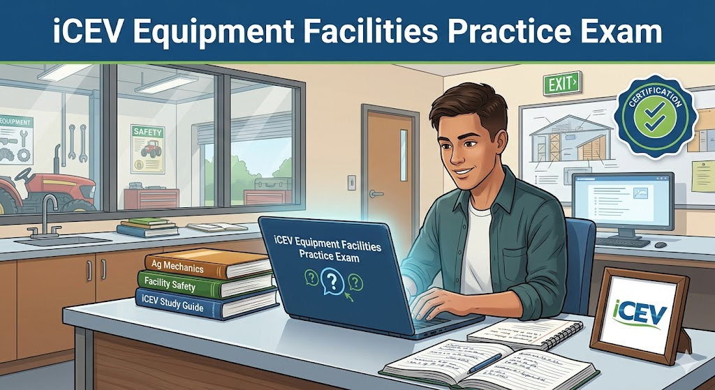 iCEV Equipment and Facilities Practice Test Banner