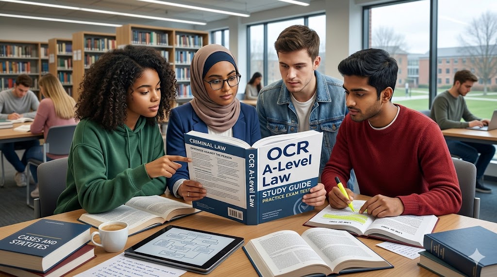 OCR A-Level Law Practice Exam Banner