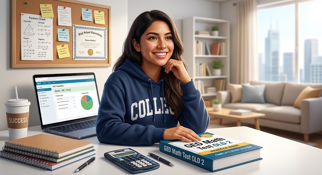 GED Math Test OLD 2 Banner