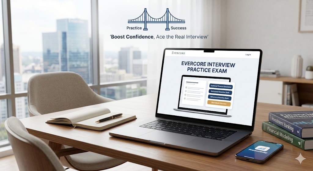 Evercore Interview Practice Test Banner