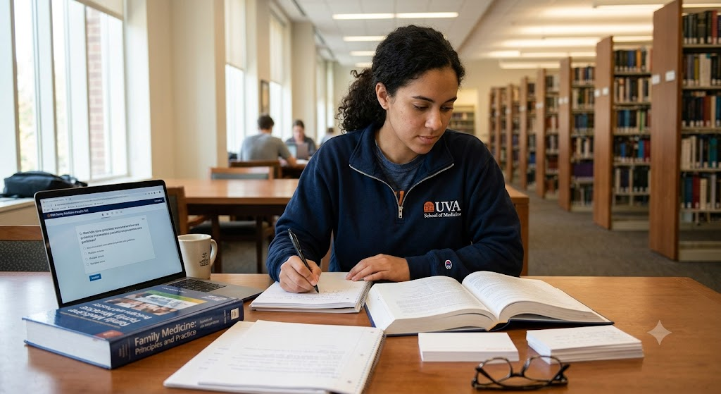 UVA Family Medicine Practice Test Banner