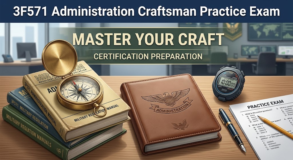 3F571 Administration Craftsman Practice Test Banner
