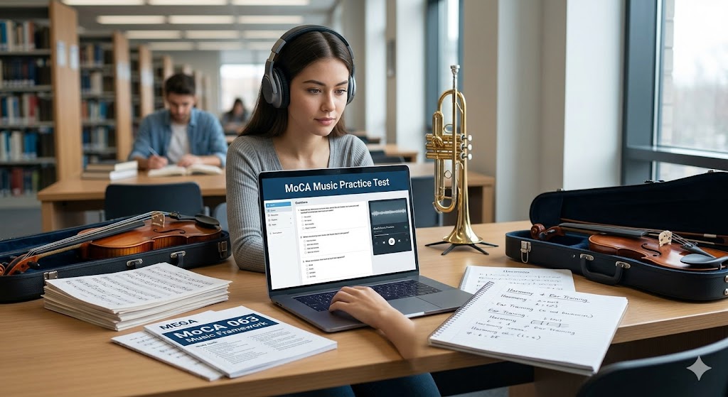 MoCA Music Practice Test Banner