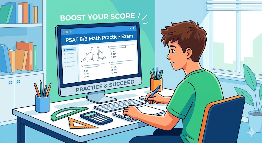 PSAT 8/9 Math Practice Test Banner