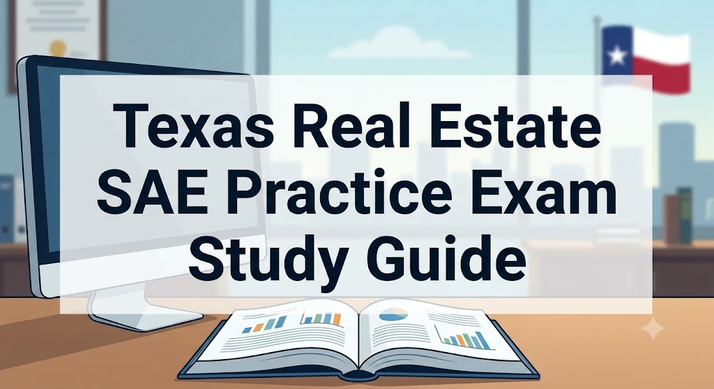 Texas Real Estate Brokerage Sales Apprentice Education (SAE) Practice Exam Banner