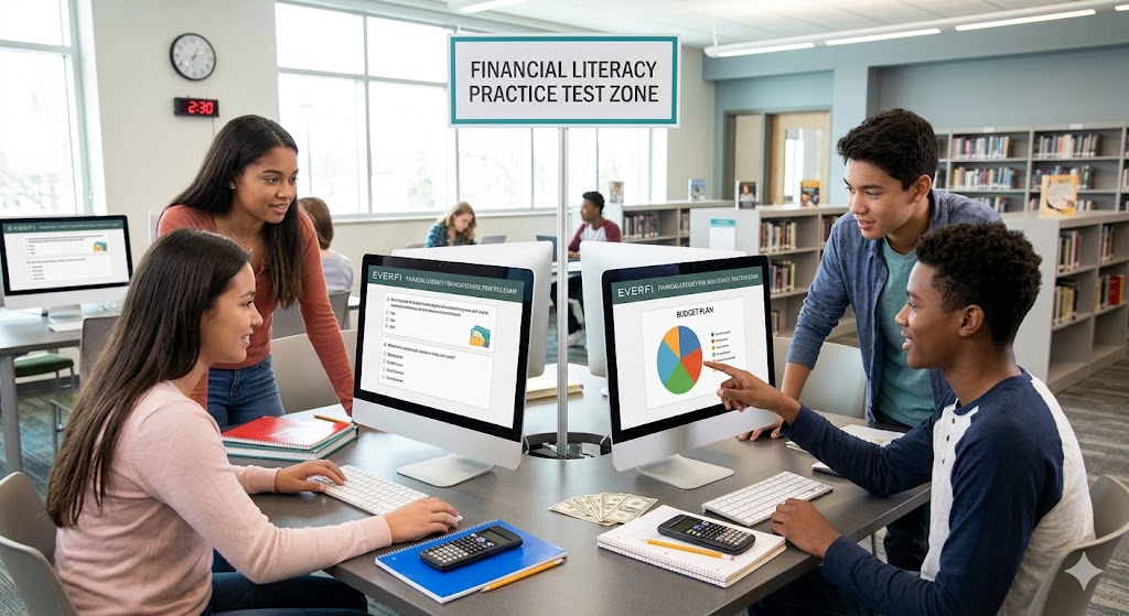 EverFi Financial Literacy for High School Practice Test Banner