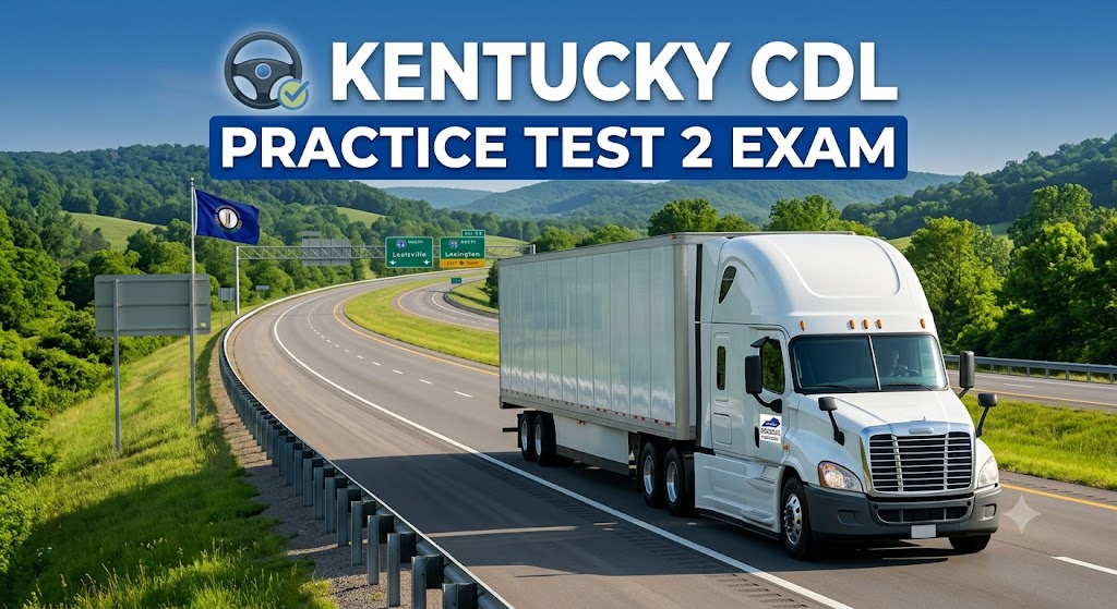 Kentucky CDL Practice Test 2 Banner
