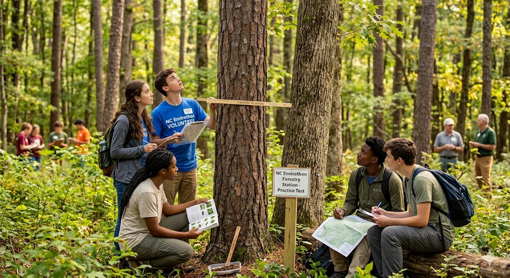 North Carolina Envirothon Forestry Practice Exam Banner