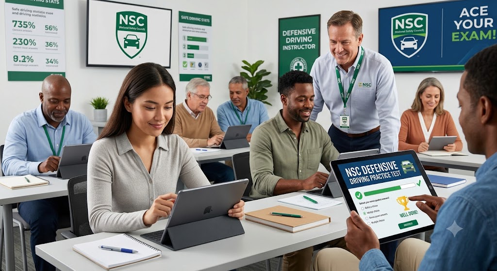 NSC Defensive Driving Practice Test Banner