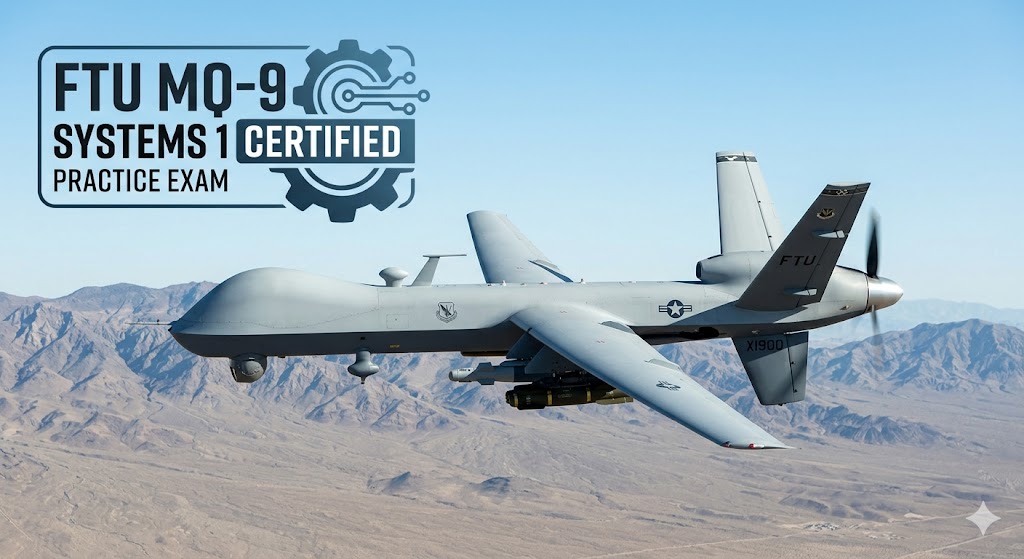 FTU MQ‑9 Systems 1 Practice Test Banner