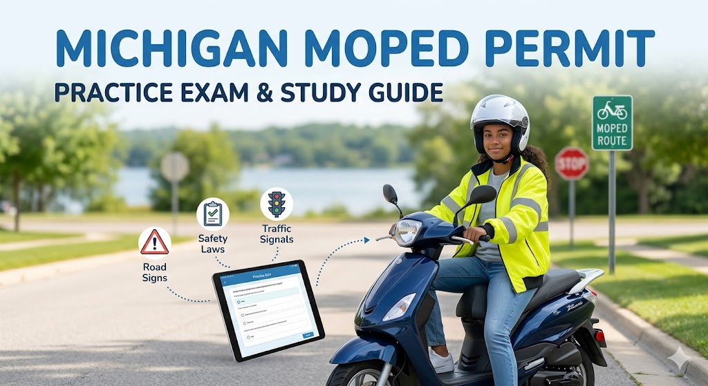 Michigan Moped Permit Practice Exam Banner