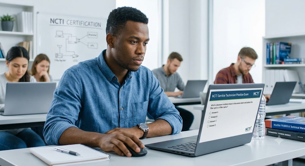 NCTI Service Technician Practice Exam Banner