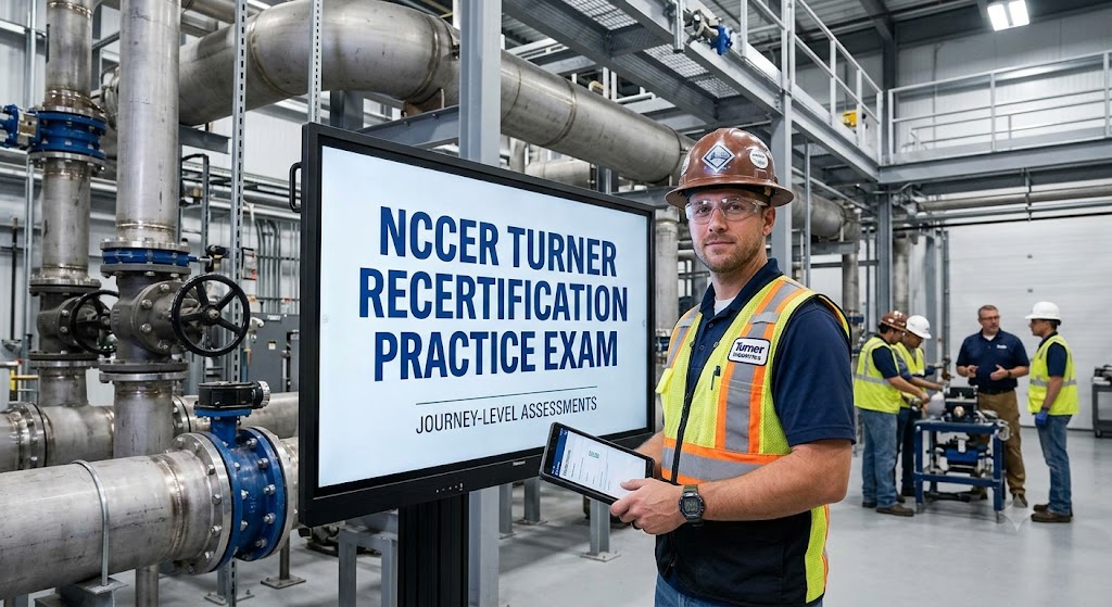 NCCER Turner Recertification Practice Exam Banner